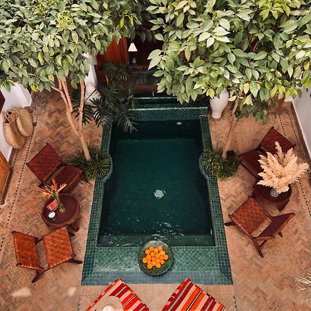 Riad Prive Sadaka Bassin Rooftop Marrakesh Bagian luar foto