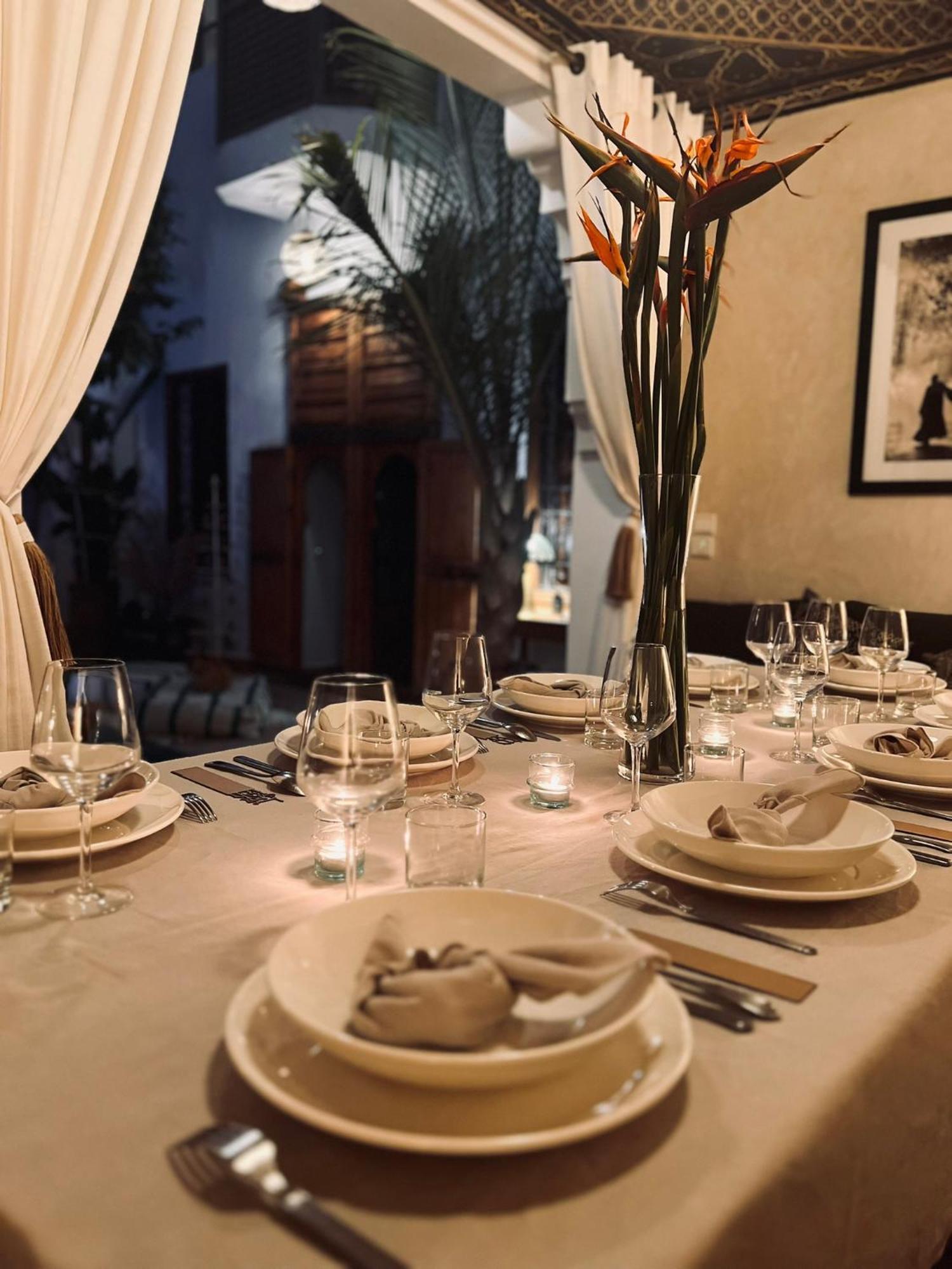 Riad Prive Sadaka Bassin Rooftop Marrakesh Bagian luar foto