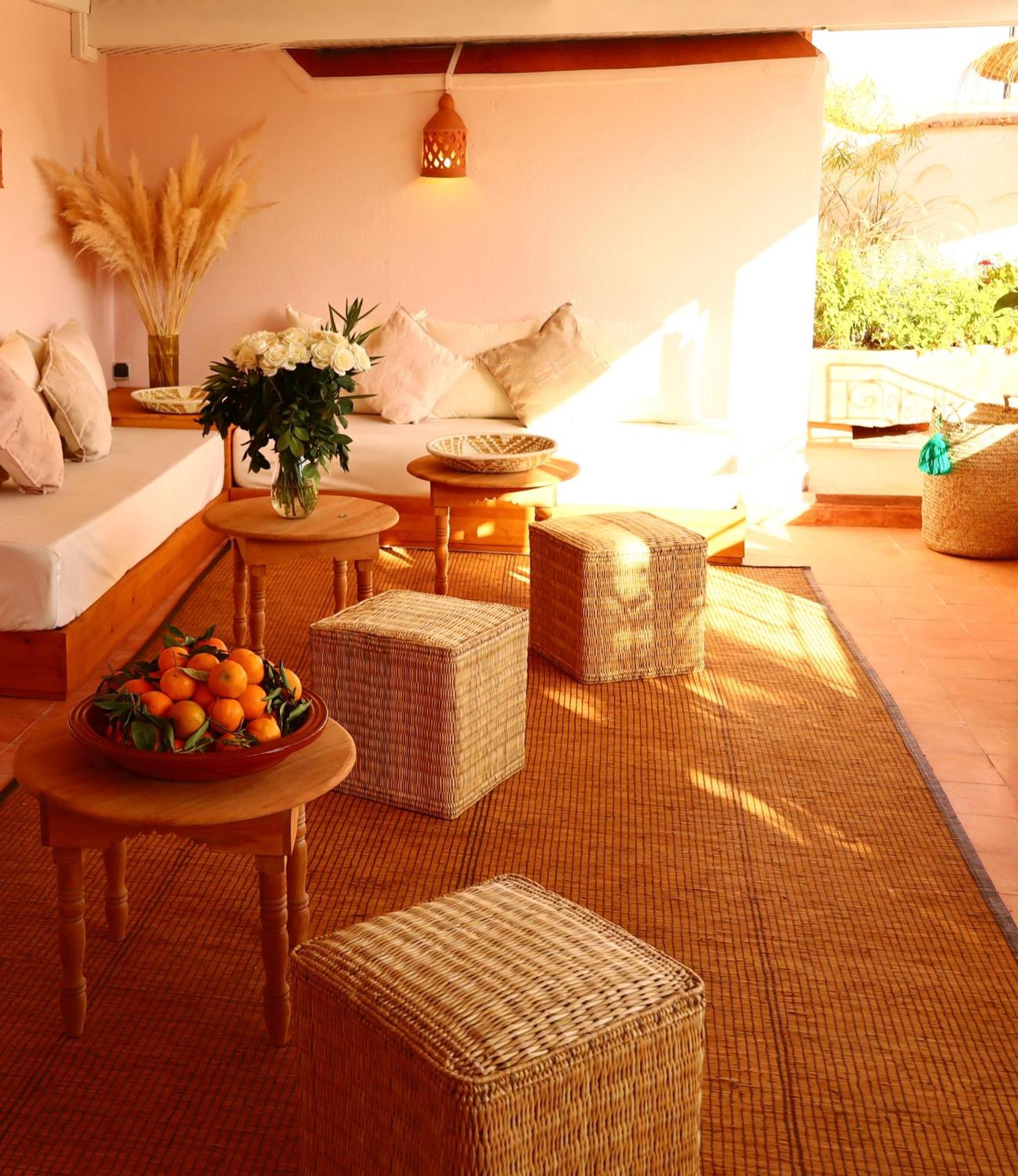 Riad Prive Sadaka Bassin Rooftop Marrakesh Bagian luar foto