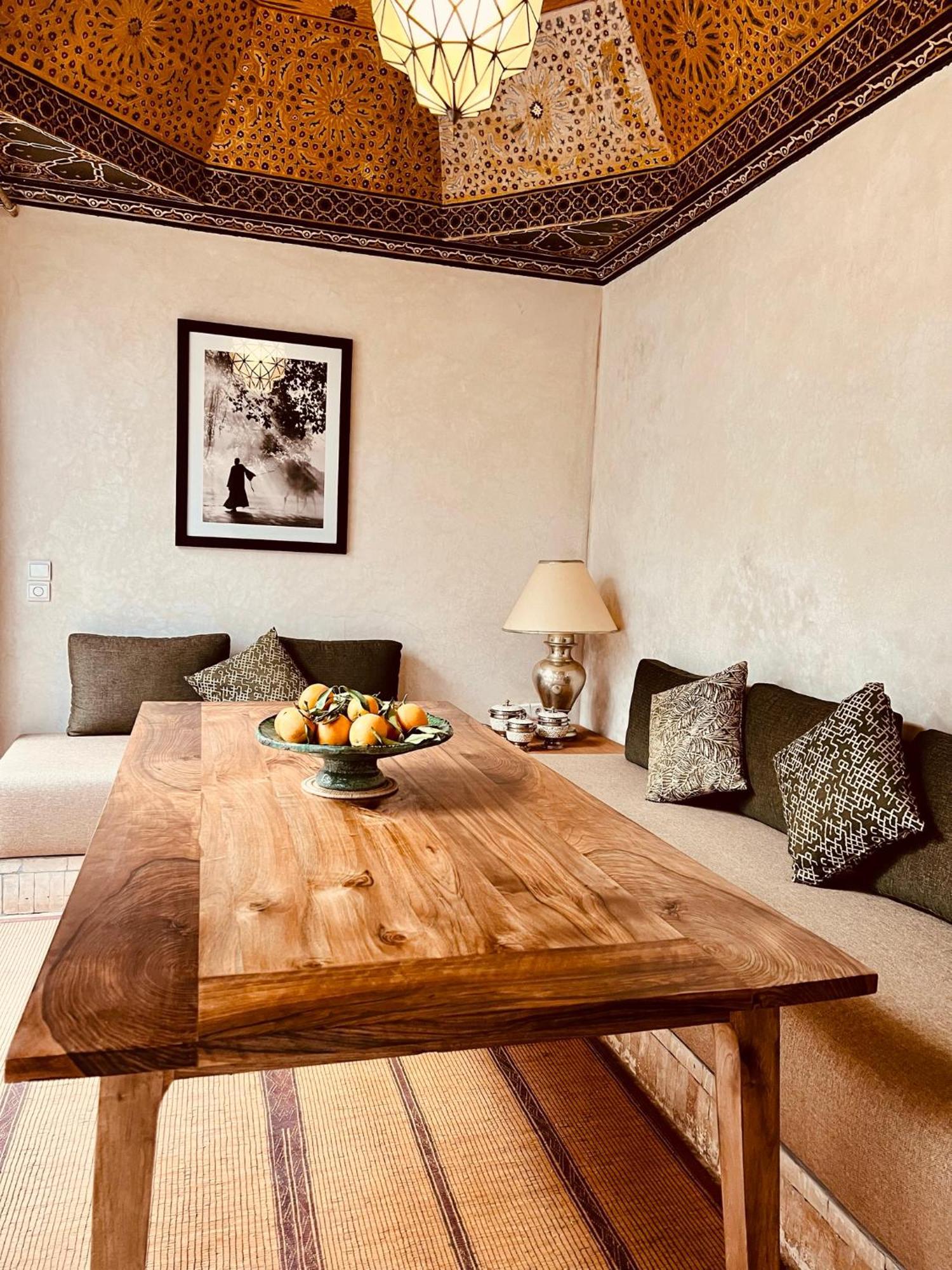 Riad Prive Sadaka Bassin Rooftop Marrakesh Bagian luar foto