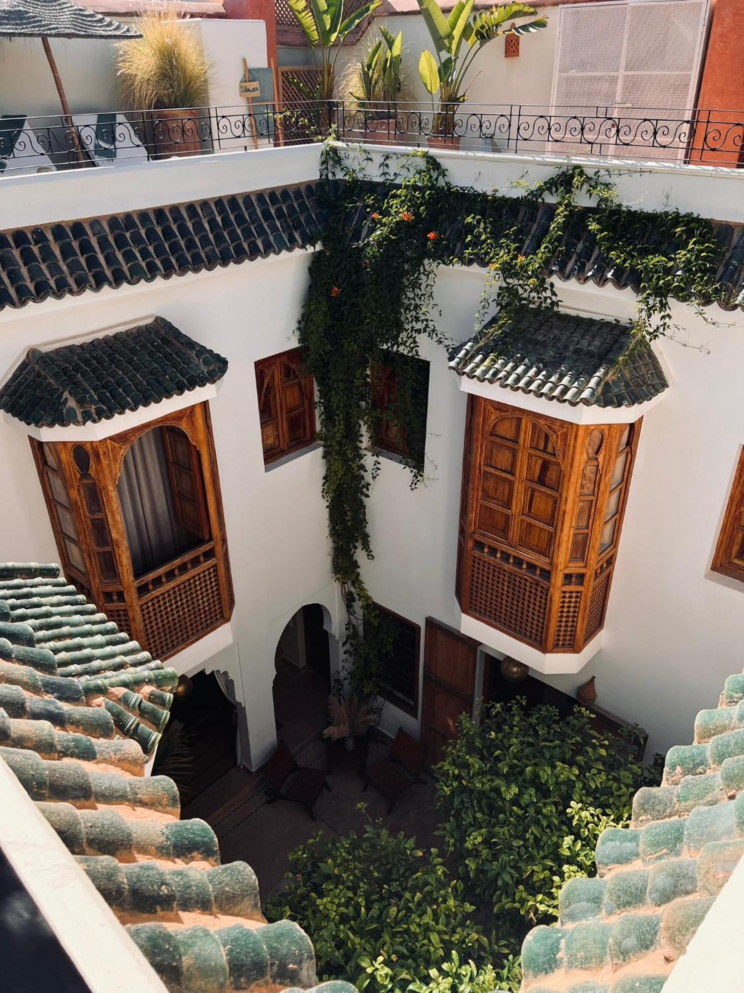 Riad Prive Sadaka Bassin Rooftop Marrakesh Bagian luar foto